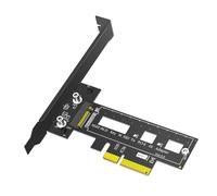 Hrtyvhin NVME M Key HDDS PCIe 4 Ordinateur de carte d'extension sur support de carte 2230/2242/2260/2280 HDDs