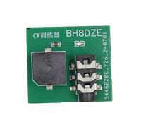 Hrtyvhin Outil pratique Morse Key Trainer léger avec indicateurs LED Piepers pour toutes les capacités Entraînement du code morse
