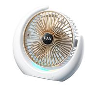 Hrtyvhin Petit ventilateur de circulation d ' air de bureau pratique Texture en plastique de refroidissement rechargeable confortable adaptée à la table à la maison Petit bureau pour les bureaux