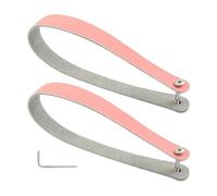 Hrtyvhin Pigs Nose Lot de 2 ceintures de traction pour sac de tête de vélo, poignée à dégagement rapide, poignée d'étagère avant, accessoires de vélo, ceinture de traction Pigs Nose