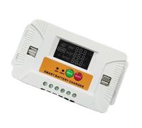 Hrtyvhin Régulateur de charge solaire LCD avec rétroéclairage et petit algorithme, appareil très efficace pour systèmes Home Marine Off Power et régulateur de charge solaire