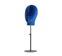 Hrtyvhin Support de tête de mannequin polyvalent pour chapeaux et perruques, support de présentation pour postiche de cheveux avec accessoires de salon de coiffure réglables en hauteur, présentoir de