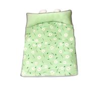 Hrtyvhin Tapis rafraîchissant pour animaux de compagnie pour chiens et chats, linge de lit antidérapant en soie glacée, petit sous-main avec beau motif, petites races, lits de repos, tapis