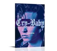 HRUERYWRBTT Cry-Baby Poster mural esthétique sur toile style vintage pour salon, chambre à coucher, 60 x 90 cm, style cadre