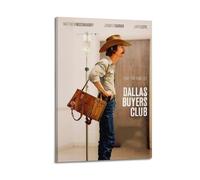 HRUERYWRBTT Dallas Buyers Club Affiches murales esthétiques sur toile vintage - Peinture décorative pour salon, chambre à coucher - 60 x 90 cm - Style cadre