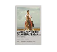 HRUERYWRBTT Marlina The Murderer in Four Acts - Poster mural esthétique sur toile vintage - Décoration pour salon, chambre à coucher - 60 x 90 cm - Style sans cadre