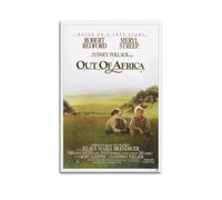 HRUERYWRBTT Out of Africa Poster mural esthétique sur toile vintage pour salon, chambre à coucher, décoration sans cadre 60 x 90 cm