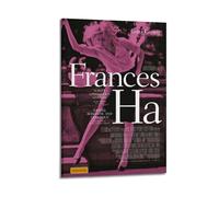HRUERYWRBTT Poster décoratif sur toile Frances Ha - Art mural vintage - Peinture décorative pour salon, chambre à coucher - 50 x 75 cm - Style cadre