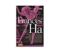 HRUERYWRBTT Poster Frances Ha sur toile - Art mural vintage - Peinture décorative pour salon, chambre à coucher - 50 x 75 cm - Style sans cadre