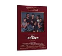 HRUERYWRBTT The Outsiders Poster mural esthétique sur toile style vintage décoratif pour salon, chambre à coucher, 40 x 60 cm, style cadre