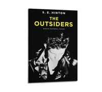 HRUERYWRBTT The Outsiders Poster mural esthétique sur toile vintage décoratif pour salon, chambre à coucher, 60 x 90 cm, style cadre