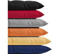 Hruile Coussin de banc de jardin 2 ou 3 places - 8 cm d'épaisseur - Coussin rectangulaire en coton - Pour terrasse, balançoire, chaise d'intérieur ou d'extérieur - 48 x 120 cm - Gris