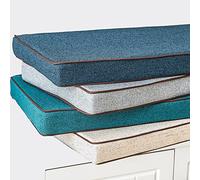 Hruile Coussin de Banc Élégant pour Mobilier d’Intérieur, Ensemble de Matelas de Canapé Antidérapant pour Chaise de Salle à Manger, Coussin de Dossier pour Balançoire, Coussin Long de 60/100/160/260