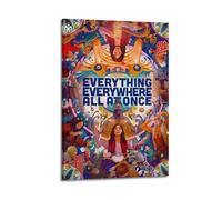 HRUINFSPO Poster élégant sur toile « Everything Everywhere All at Once » - Impression artistique moderne - Décoration pour salon, chambre à coucher - 20 x 30 cm - Style cadre