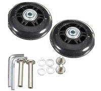 HRUS Roues de rechange pour valise Diamètre extérieur 65 mm Diamètre interne 6 mm Largeur 21 mm Essieu 30 mm