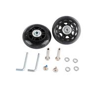 HRUS Roues de rechange pour valise Diamètre extérieur 70 mm Diamètre interne 6 mm Largeur 23 mm Essieu 30 mm