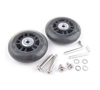 HRUS Roues de rechange pour valise Diamètre extérieur 72 mm Diamètre interne 6 mm Largeur 23 mm Essieux 30 mm