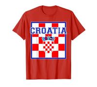 Hrvatska, Croatie, Hrvatska Zastava, Drapeau Patriotique croate T-Shirt