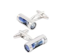 HRWLY Boutons de manchette de chemise française, manches de marque à ongles, sablier multicolore, à la mode for