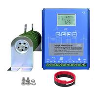 Hrxllb Contrôleur de charge hybride solaire 2000 W-6000 W, contrôleur de boost hybride MPPT 12 V/24 V/48 V pour éolienne et panneau solaire (12 V, 5 000 W)