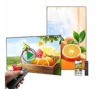 Hrxllb Écran LED D'affichage Dynamique,Affichage Numérique Mural,écran Partagé Intelligent,Lecteur multimédia publicitaire, écran publicitaire Commercial Mural Grand Format(27in)