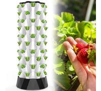 Hrxllb Système de Culture hydroponique à Tour Auto-arrosante, 48/64/80 Sites de Plantes, kit de Culture de Jardinage Vertical intérieur, système de Culture hydroponique en Serre de Ferme(8floors)