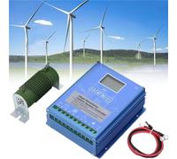 Hrxllb Wind Solar Hybrid Régulateur de charge pour éolienne et panneau solaire 2000 W-10000 W, solaire 12/24 V/48 V Off Grid MPPT Écran LCD (24 V, 10 000 W)