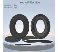 HRYU-Coussinet Compatible Avec Sennheiser Hd599 Hd598 Hd598Cs Hd598Se Hd595 Hd569 Hd559 Hd560 S Hd558 Hd555 Hd518 Hd515 Game One Pc360 Pc373D Headset Coussinet De Remplacement (Gel Rafraîchissant)