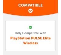 HRYU-Coussinets D'Oreille En Cuir Pu Améliorés Padz Pulse Elite Compatibles Avec Ps5 Pulse Elite Par Wicked Cushions Coussin Plus Épais Et Ouverture Plus Large Black