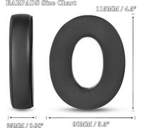 HRYU-Coussinets En Gel Rafraîchissant Compatibles Avec Sennheiser Hd650,Hd660 S,Hd6Xx,Hd 660S2,Hd600,Hd58X,Hd580,Hd565,Hd545,Hd535 - Coussins De Casque Avec Mousse À Mémoire De Forme En