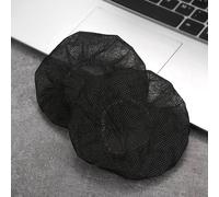 HRYU-Couvre-Oreillettes 100 Pièces Hygiénique Couvre-Oreillettes Jetables Couvre-Oreillettes Jetable Ecouteur Convient Aux Oreillettes De Casque De De 8 À 13 Cm (Noir)