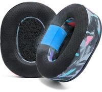 HRYU-Freeze Blackshark - Coussinets En Gel De Refroidissement Pour Razer Blackshark V2 Et V2 Pro 2020-2022 (Ne Convient Pas Au Modèle 2023) Par Wicked Cushions 90'S Black