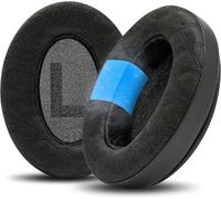 HRYU-Freeze V2 Cloud Alpha - Coussinets D'Oreille En Gel Refroidissant Inclinés Pour Hyperx Cloud Alpha Et Autres Casques,Par Wicked Cushions Nouveau Tissu Refroidissant Freeze V2 Black