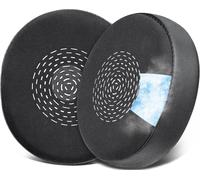 HRYU-Gel De Refroidissement Mousse Coussin Coussinets Pour Jabra Evolve2 75 Pc (Ne Convient Pas à L'Evolve 75),Coussinets D'Oreille En Tissu De Soie Glacée,Mousse D'Isolation Phonique