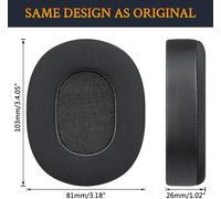 HRYU-Gel De Refroidissement Mousse Coussin Coussinets Pour Plantronics (Poly) Rig500 Pro (Rig 500 Pro Ha/Hc/Hs/Hx/Ex/Esports Edition),Rig 500 Pro Gen2 (Rig 500 Pro Ha/Hc/Hx/Hs Gen2) Casques