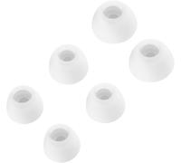 HRYU-Lot De 3 Paires De Capuchons Compatibles Avec Soundcore By Anker P20I/R50I,Embouts De Rechange En Silicone Souple,3 Tailles (Blanc)