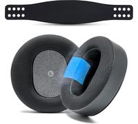 HRYU-Mod Kit Maxwell - Coussinets D'Oreille En Gel Rafraîchissant Et Bandeau En Silicone Pour Audeze Maxwell Pour Xbox Et Ps5 Par Wicked Cushions Refroidissement Et Durabilité Améliorés Black