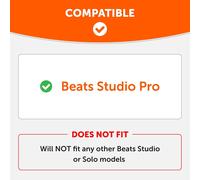 HRYU-Sweatz Studio Pro - Housses Protectrices En Silicone Brevetées Pour Coussinets Beats Studio Pro Fabriquées Par Wicked Cushions Résistantes À La Sueur Et Faciles À Laver Bleu Marine