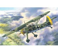 Hs 126a-1 Avion D'observation Allemand WWII Kit Maquette Plastique 1:48 ICM