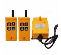 HS-4 2 boutons monovitesse industrielle grue télécommande commutateurs palan grue sur rail contrôleur de levage(2T1R,AC220V)