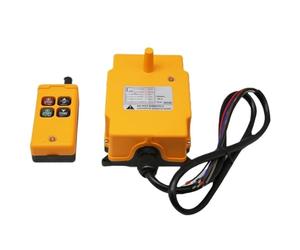 HS-4 2 boutons monovitesse industrielle grue télécommande commutateurs palan grue sur rail contrôleur de levage(1T1R,AC220V)