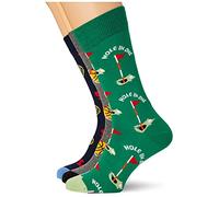 HS by Happy Socks Sports 3-Pack Socks Chaussettes, Multi, 41-46 Homme