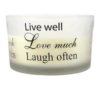 HS Candle Bougie parfumée XXL, Ø 13 cm, « SPA » - Longue durée de combustion - 3 mèches