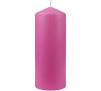 HS Candle Bougies piliers, diamètre : 6 cm x 13,5 cm, disponible dans de nombreuses couleurs, longue durée de combustion, fabriquées en UE, en bloc