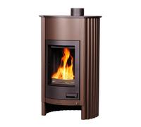 HS FLAMINGO poêle cheminée MASTERFLAMME Grande I - marron - velours
