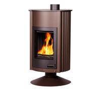 HS FLAMINGO poêle cheminée MASTERFLAMME Grande II - marron - velours