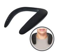 HS-Haut-parleur de cou Bluetooth sans fil,haut-parleur colonne,mains libres,haut-parleur avec basses,FM,fente pour carte SD,microphone pour le jeu #A