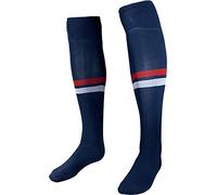 HS S13 Chaussettes de Football Unisexe, Adulte Mixte, HAS13CZ9990-2, Bianco/Blu Navy/Rosso, 2