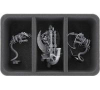 HS085A001 plateau en mousse compatible avec Necrons - 3 compartiments
