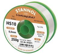Hs10 2510 étain à Souder séns Plomb Bobine Sn95,5ag3,8cu0,7 Rom1 250 G 0.5 Mm S66239 - Stannol